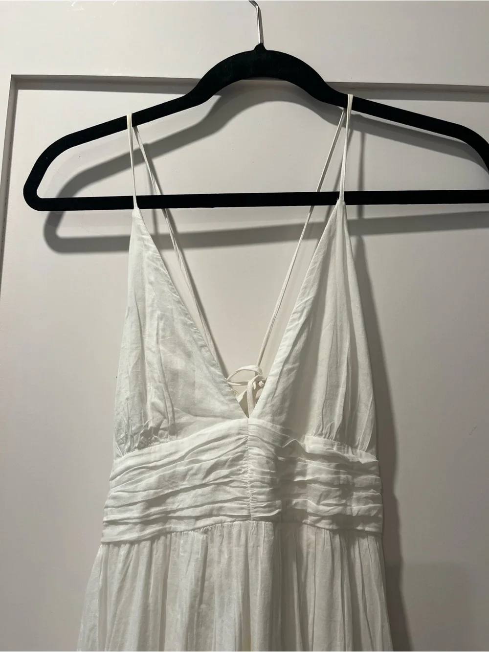 Abercrombie & Fitch White Maxi Sundress